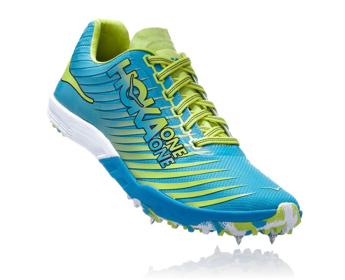 Hoka One One Evo Xc Spike South Africa - Womens Track Spikes - Blue,DWXUC-5042